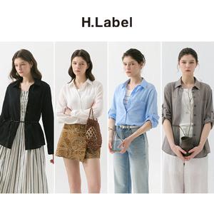 [H.LABEL] 26 Pre-fall 모슬린 코튼 100 셔츠 3종 + 탑 블라우스 1종