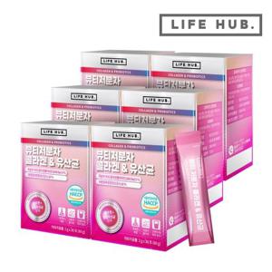 라이프허브 뷰티저분자 콜라겐 유산균 6세트(2g x 180포) 6개월분