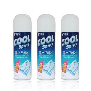쿨 스프레이 스포츠 레져 급속냉각 220ml X 3개