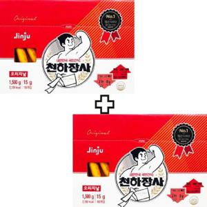 진주햄 천하장사 오리지널 1500g X 2 총 200개입 아이들간식/J
