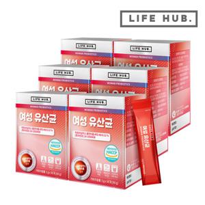 라이프허브 여성 유산균 6세트(2g x 180포) 6개월분