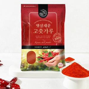 [햇빛고을] 26년 국내산  고춧가루 보통 매운맛 500g x 2 (고추장용)