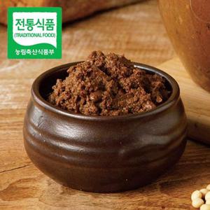[전통식품인증] 국내산 안동 구수한 재래식 된장 2kg