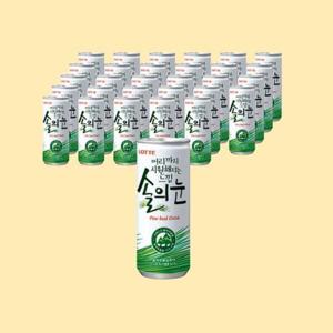 [롯데칠성음료] [솔의눈] 머리까지 시원해지는 느낌 솔의눈 240ml 30캔 (한