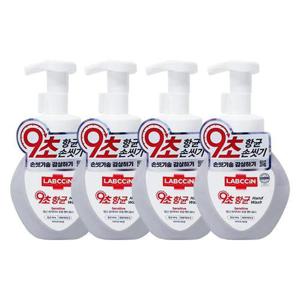 애경 랩신 센서티브 포밍 핸드워시 250ml x4