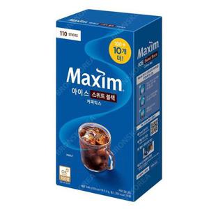 동서 맥심 아이스 블랙 커피믹스 100T+10T 쿨커피 블랙커피