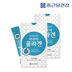 [종근당건강] 아쿠아 콜라겐 30포 2박스(2개월분)