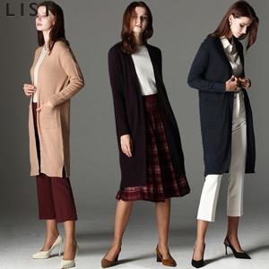 [리스트(LIST)] 케이트 울 캐시미어 오픈 롱 가디건 (택가격:178000원)