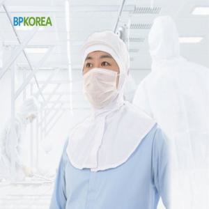 [BP코리아]식품 위생모 날개후드형(벨크로 찍찍이형) 작업모자  국산면혼방 HACCP 남녀공용