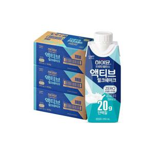 하이뮨 프로틴 밸런스 액티브 밀크쉐이크 ZERO(250ml 18입) 3박스