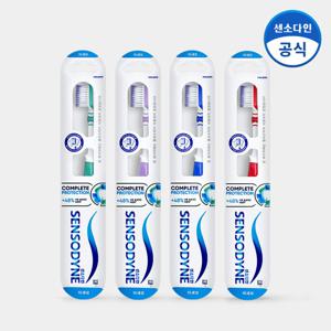 센소다인 컴플리트 프로텍션 미세모 칫솔 1입 x4개