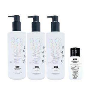 가히 공주부양 엑스트라 볼륨 부스터  샴푸 500ml 3개+여행용 50ml 1개