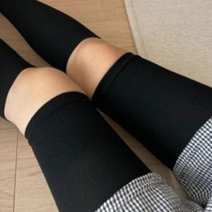 붓기방지스타킹 나일론 블랙 허벅지압박밴드 WFG5U3I