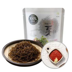 [작심밀도]국내산 저칼로리 해초 톳국수5팩+비빔소스5팩
