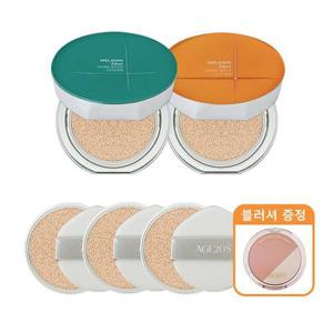 에이지20s 멜라닌샷 기미 커버 쿠션 홈쇼핑 26년형 21호 본품 2개+리필 3개