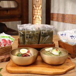 갤러리아_건강면 뽕잎 팔팔냉면 1세트 [ 면(180g)10팩 + 비빔장 5팩 + 육수 5