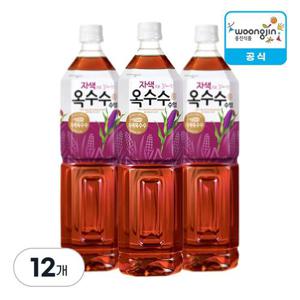 웅진식품 자색으로 잘빠진 옥수수수염차 1.5L X 12개
