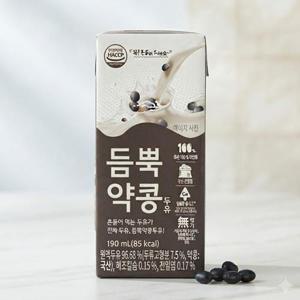 듬뿍약콩두유 190ml x 32팩 무가당