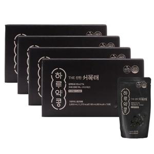 하루약콩 THE진한 서목태두유 15팩(파우치) 4박스 국산콩두유 약콩 검은콩