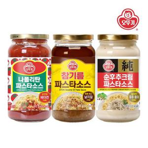 [오뚜기] 참기름 파스타소스 380g x 3개 외 나폴리탄/순후추크림 3개 골라담기
