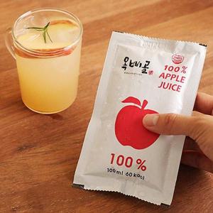 [옥삐골] 사과가 통째로 들어간 국내산100% 옥삐골 사과즙 100ml×30포