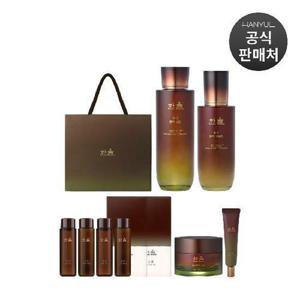 [한율] [한율] [내일도착/스킨+에멀전 100ml 추가]한율 송담 탄력 기초 세트(스킨+에멀전+아이크림+크림)