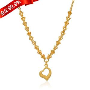 [골드모아] 여자 순금 목걸이 11.25g 24k [ 하트 ]