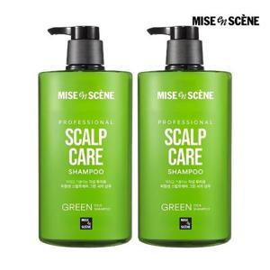 [미쟝센][AP] 미쟝센 스칼프케어 그린 시카 샴푸 1000ml 2입_16148384_588822