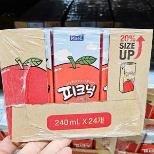 피크닉 사과 240ml x 24입 b67864