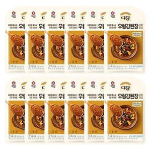 [CJ제일제당]백설 다담 우렁강된장비빔양념140g x12개