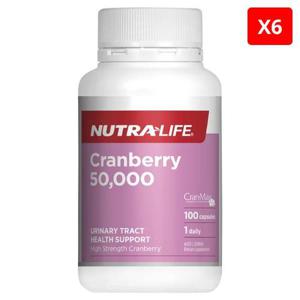뉴트라라이프 크랜베리 50000mg 100캡슐 X6개
