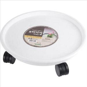 원형 이동식 화분 받침 캐리어 바퀴 화분 받침 대형 실내 WFNXOPW