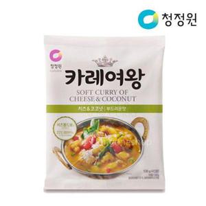 [베스트식품]청정원 카레여왕 치즈 코코넛 108g x8개