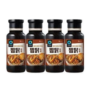 청정원 찜닭양념 500g (약 2kg용) x 4개
