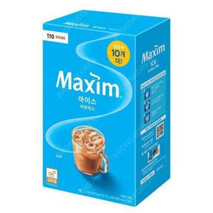 [맥심]동서 맥심 아이스 커피믹스 100T+10T(110T) 쿨커피 일회용 (14334848)