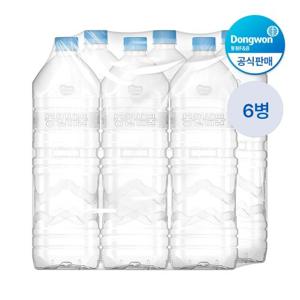 동원샘물 무라벨 2L X6병