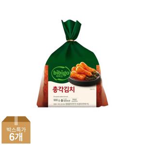 [CJ]비비고 총각김치 900g x6개 주문생산 국내산김치