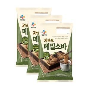 갤러리아_[CJ] 가쓰오메밀소바 2인 570g x3개