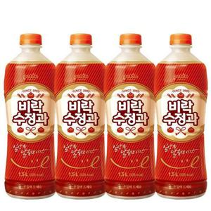 팔도 비락수정과 1.5L X 4PET 식혜 전통 음료수 찜질방