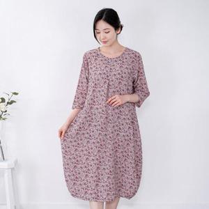엄마옷 미니장미 원피스 홈웨어 614BNM022 중년여성/50대/60대/마담/빅사이즈/할머니옷