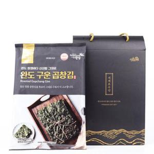 [케이쇼핑]무조미 구운 완도 곱창김 선물세트 20gx8봉