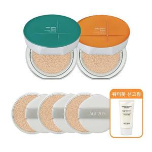 에이지20s 멜라닌샷 기미 커버 쿠션 홈쇼핑 26년형 21호 본품 2개+리필 3개
