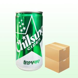 롯데 칠성 사이다 190ml 60개/캔 음료수 탄산