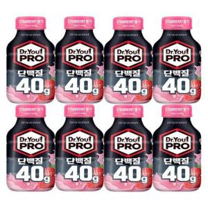 오리온 닥터유 프로 단백질 드링크 40g 딸기 350ml x 8개