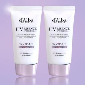 달바 워터풀 퍼플 톤업 선크림 비건 물광 50ml 2개