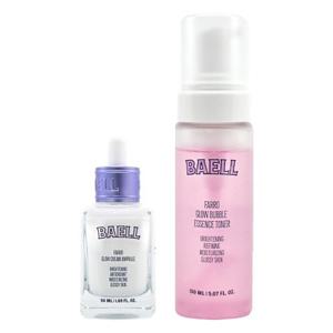 [ BAELL ] 바엘 파로 유리 광채 크림 앰플 50ml+버블 에센스 토너 150ml
