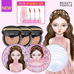 [최신상] 뷰티피플 철벽녀-에이징 리커버리 컨실러픽서쿠션 3개+리필 3개+립틴트 1개