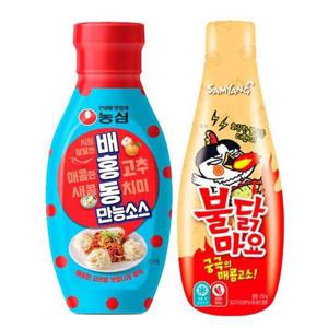 갤러리아_농심 배홍동 만능소스 300g+삼양 불닭마요 소스 200g