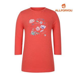 [올포유][올포유] 여성 원포인트 7부 티셔츠 ALTRM3121-304_G