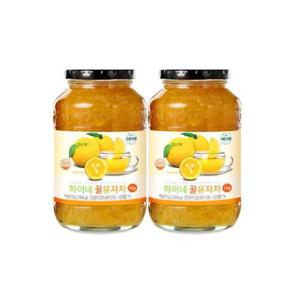 [진이네바구니]하이네 꿀유자차 1kg x 2 맛있 (45039635)